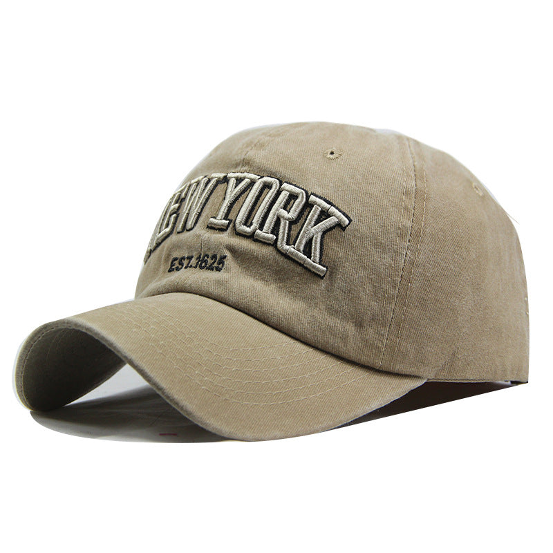 Wholesale Washed Cotton Hat Embroidered Patch Baseball Cap ACC-HT-SuTe003