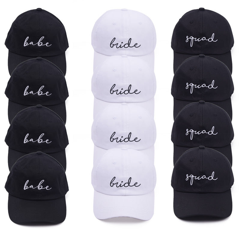 Wholesale Babe Bride Squad Letter Hat Baseball Cap ACC-HT-WenRan005