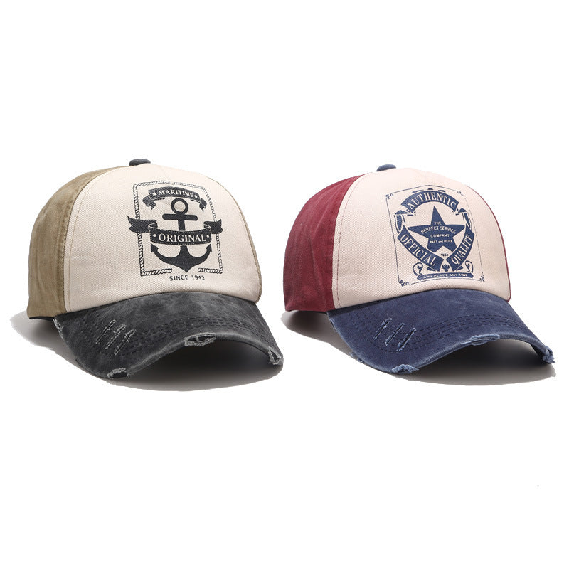 Wholesale Coated Baseball Caps Distressed Hats ACC-HT-NianKa004