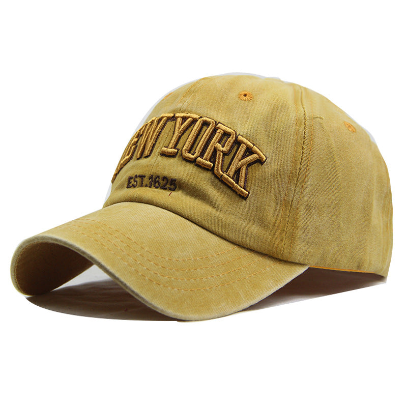 Wholesale Washed Cotton Hat Embroidered Patch Baseball Cap ACC-HT-SuTe003