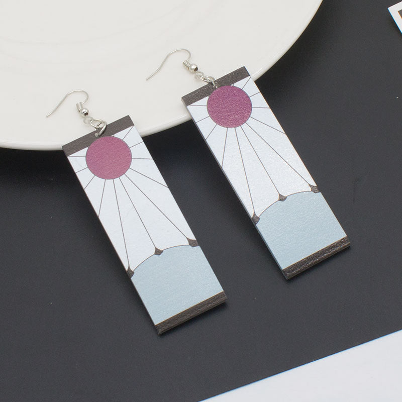 Wholesale Anime Acrylic Earrings Ear Studs ACC-ES-Yunf002