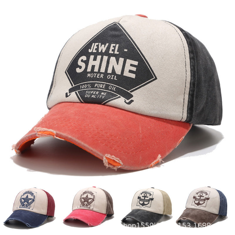 Wholesale Coated Baseball Caps Distressed Hats ACC-HT-NianKa004