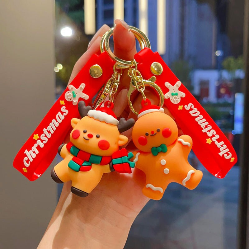 Wholesale Christmas Tree Reindeer Keychain ACC-KC-JinYao001