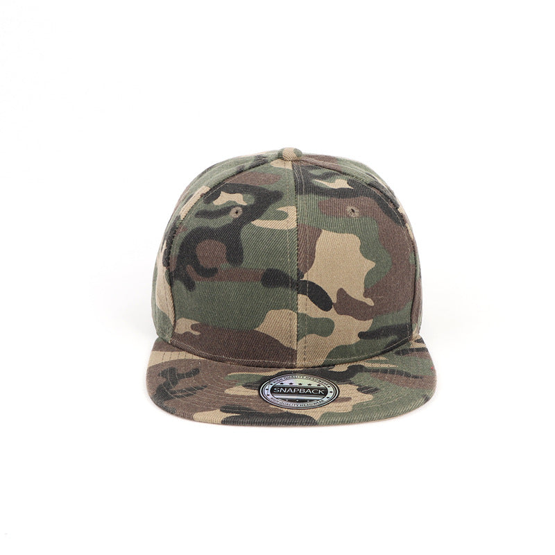 Wholesale Solid Color Hat Camouflage Light Plate Flat Brim Baseball Cap ACC-HT-LueLan023