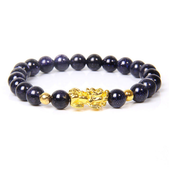 Wholesale Natural Tiger Eye Stone Pixiu Bracelet ACC-BT-YinYi004