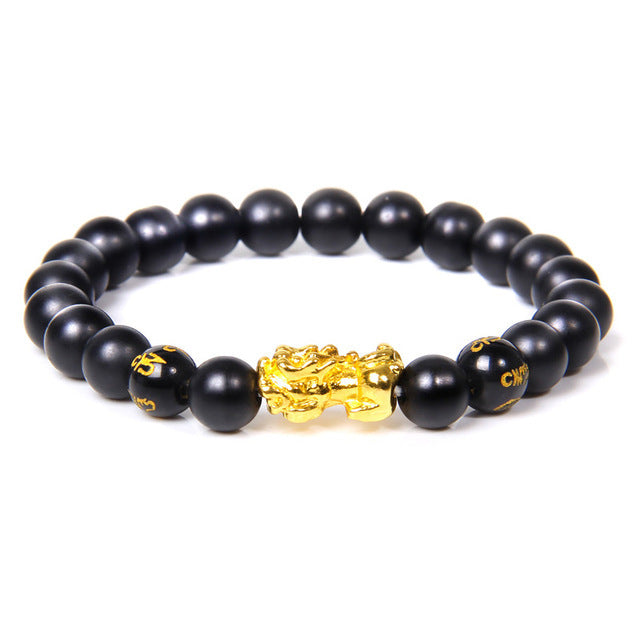 Wholesale Natural Tiger Eye Stone Pixiu Bracelet ACC-BT-YinYi004