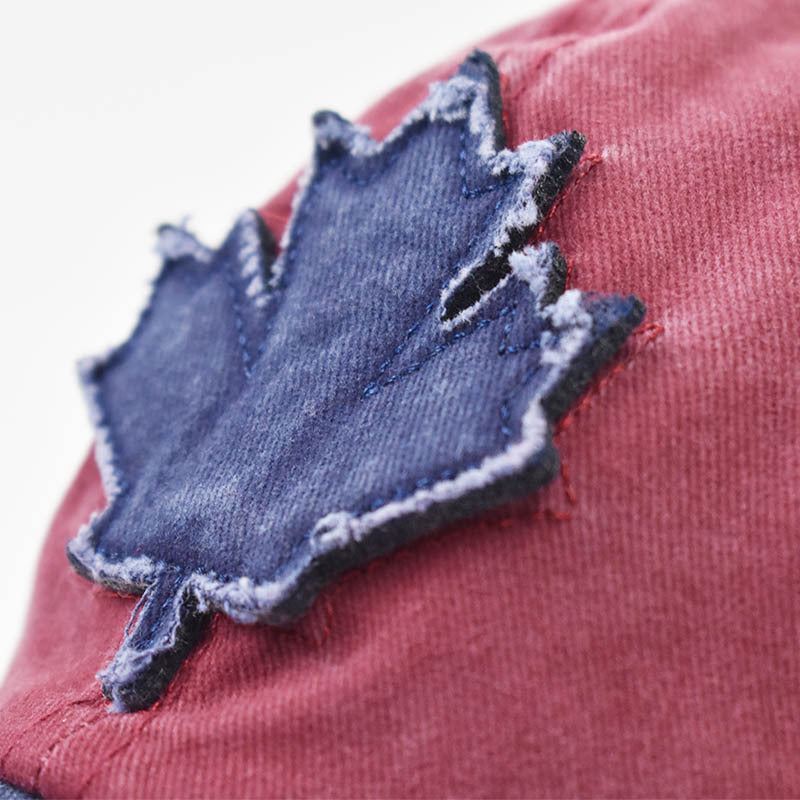 Wholesale  Maple Leaf Pattern Baseball Cap