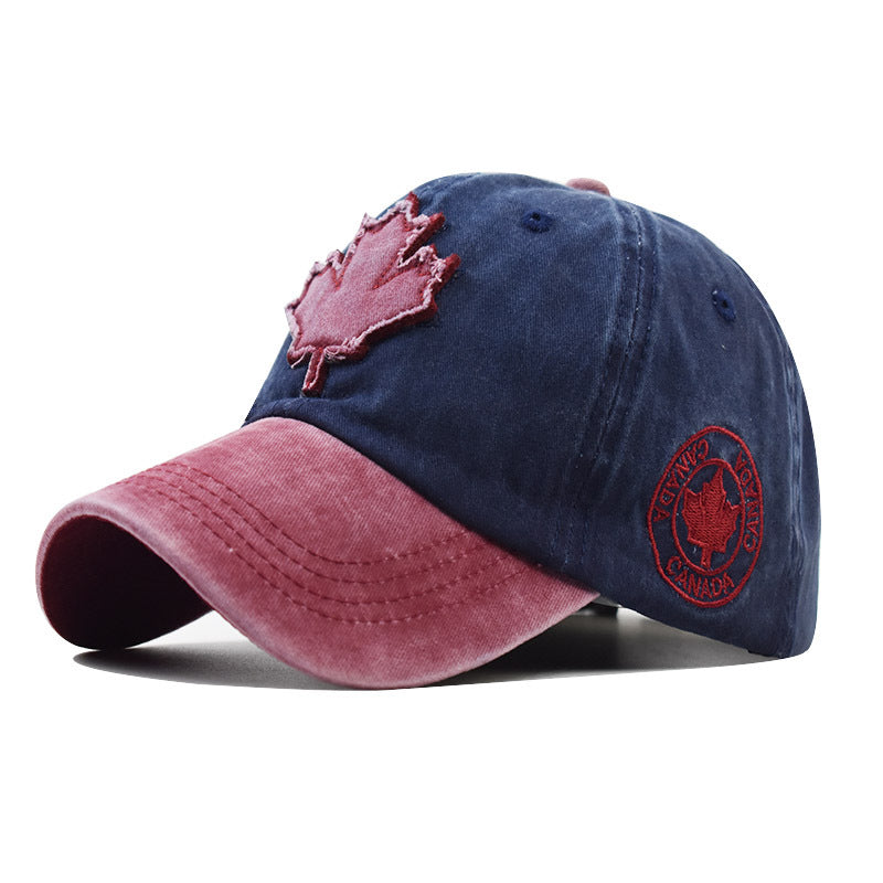 Wholesale  Maple Leaf Pattern Baseball Cap