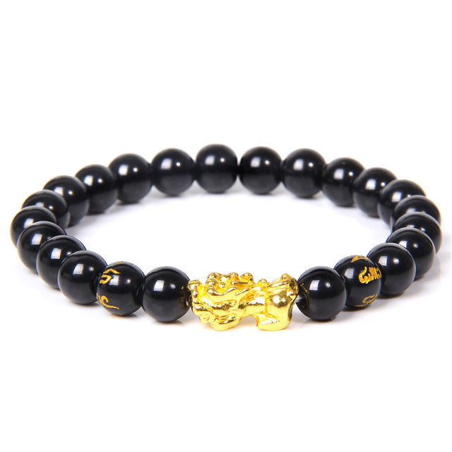 Wholesale Natural Tiger Eye Stone Pixiu Bracelet ACC-BT-YinYi004