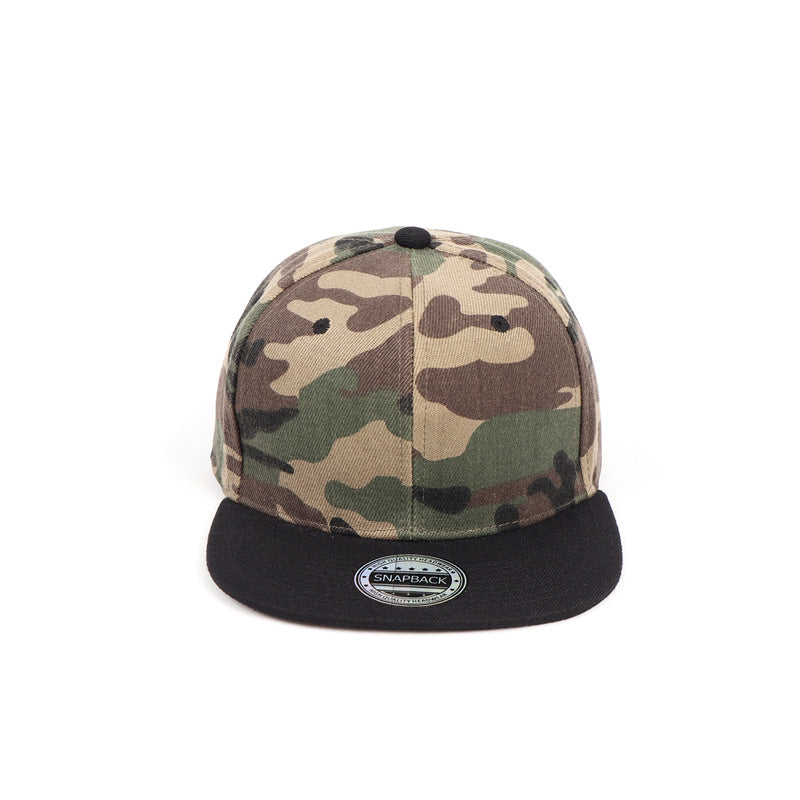 Wholesale Solid Color Hat Camouflage Light Plate Flat Brim Baseball Cap ACC-HT-LueLan023