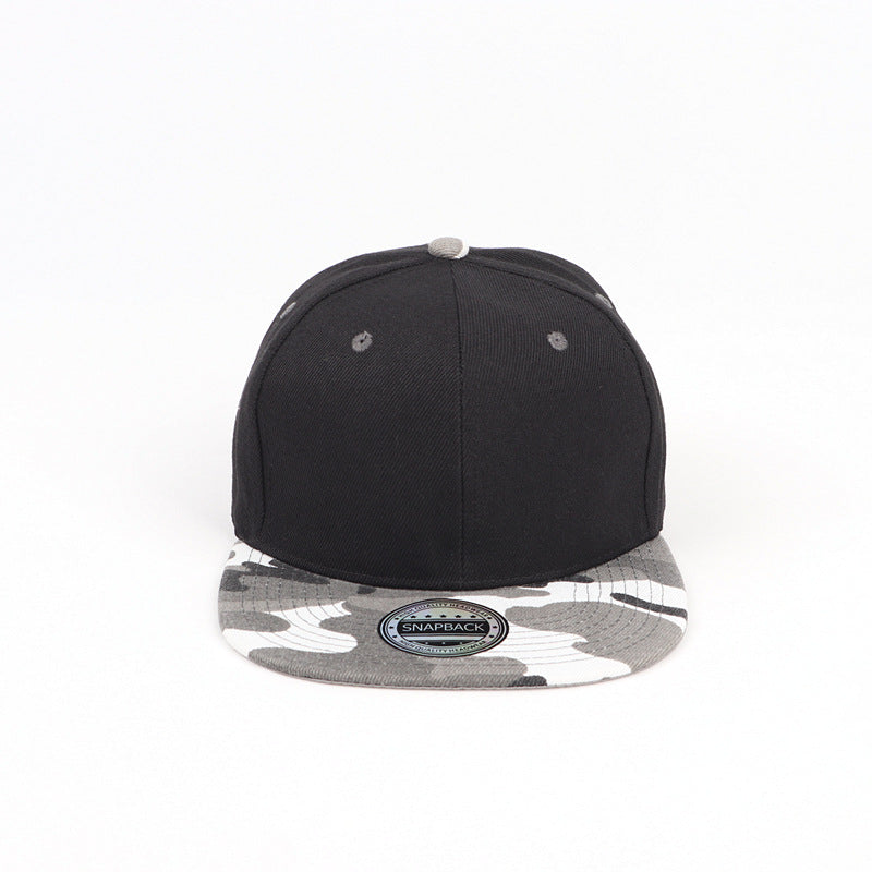 Wholesale Solid Color Hat Camouflage Light Plate Flat Brim Baseball Cap ACC-HT-LueLan023