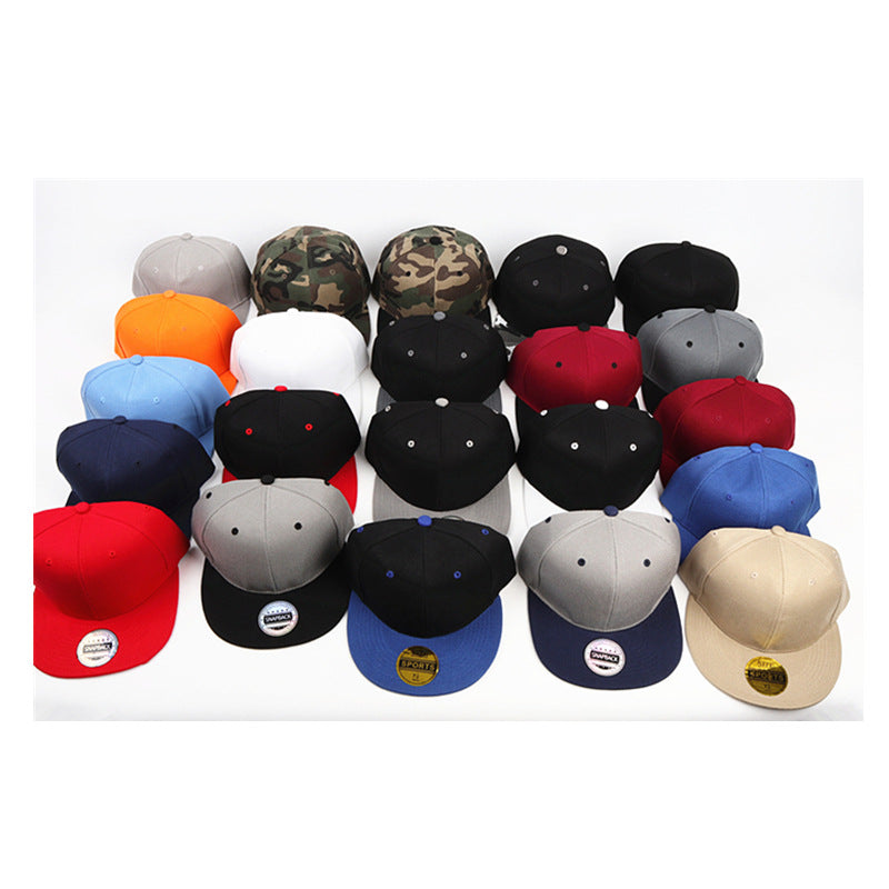 Wholesale Solid Color Hat Camouflage Light Plate Flat Brim Baseball Cap ACC-HT-LueLan023