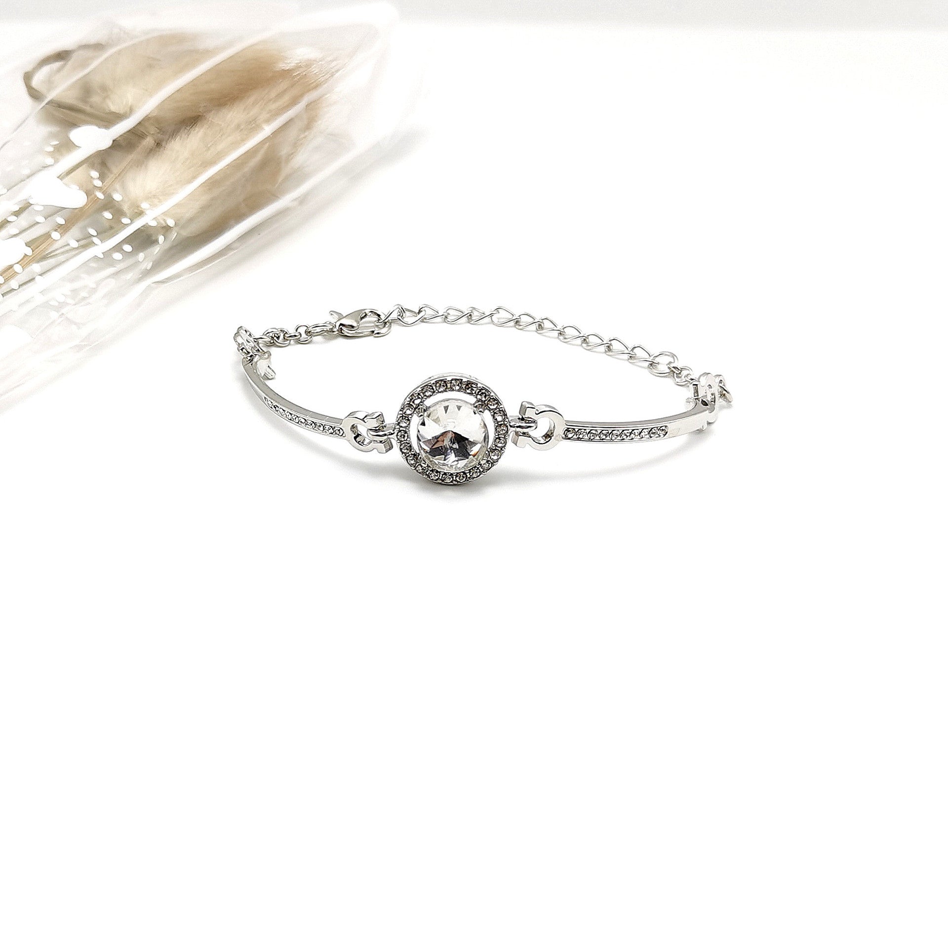 Wholesale couple  zircon  crystal bracelet