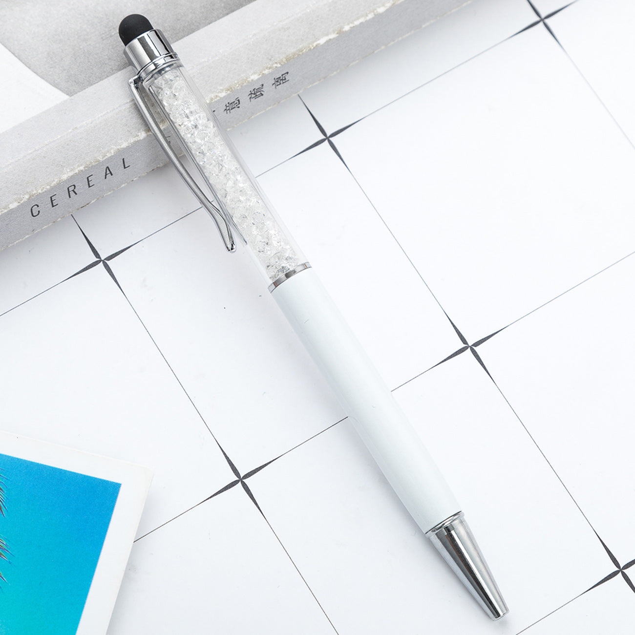 Wholesale Metal Pen Crystal Ballpoint Pen Diamond Capacitive Pen Multicolor ACC-PN-HuaHao015