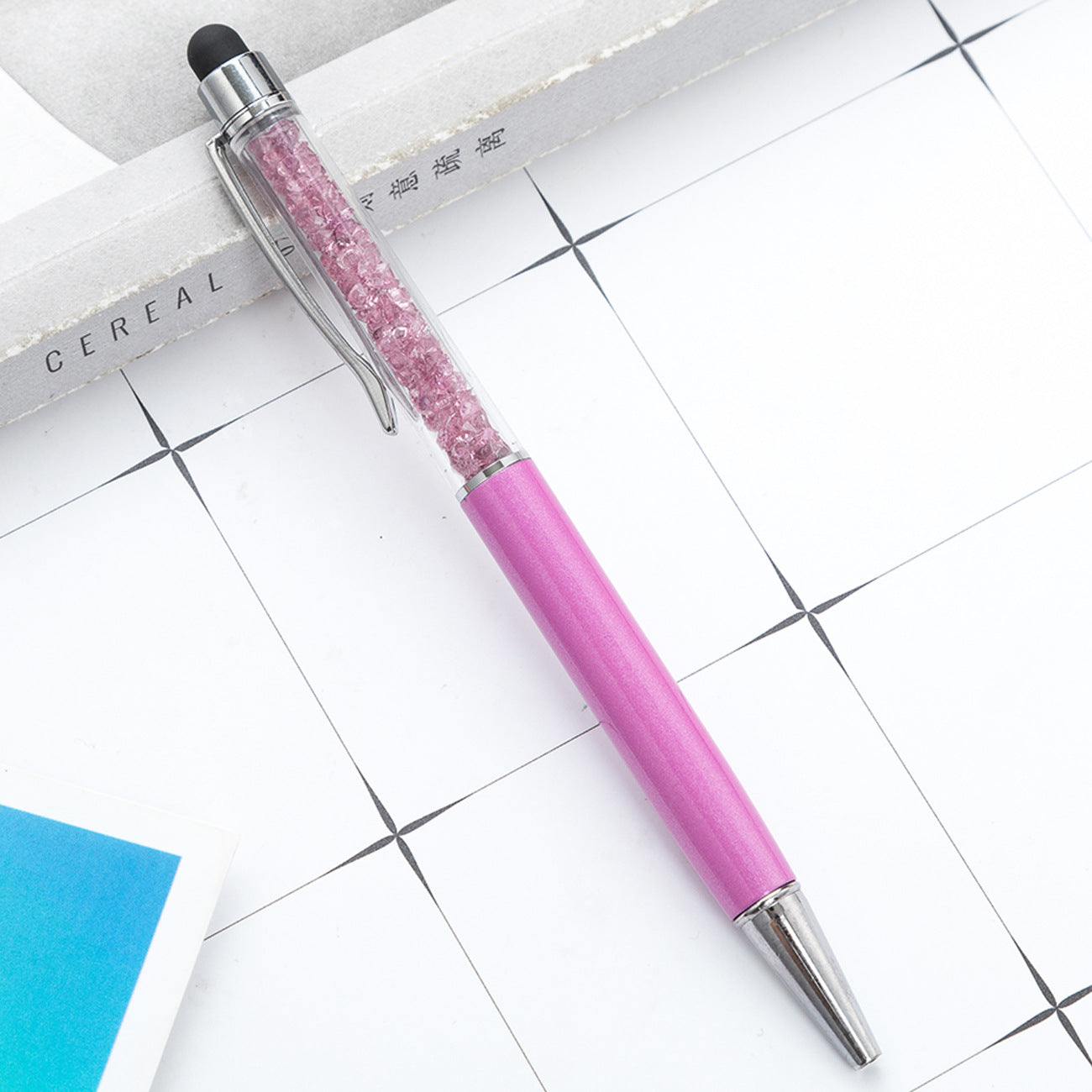 Wholesale Metal Pen Crystal Ballpoint Pen Diamond Capacitive Pen Multicolor ACC-PN-HuaHao015