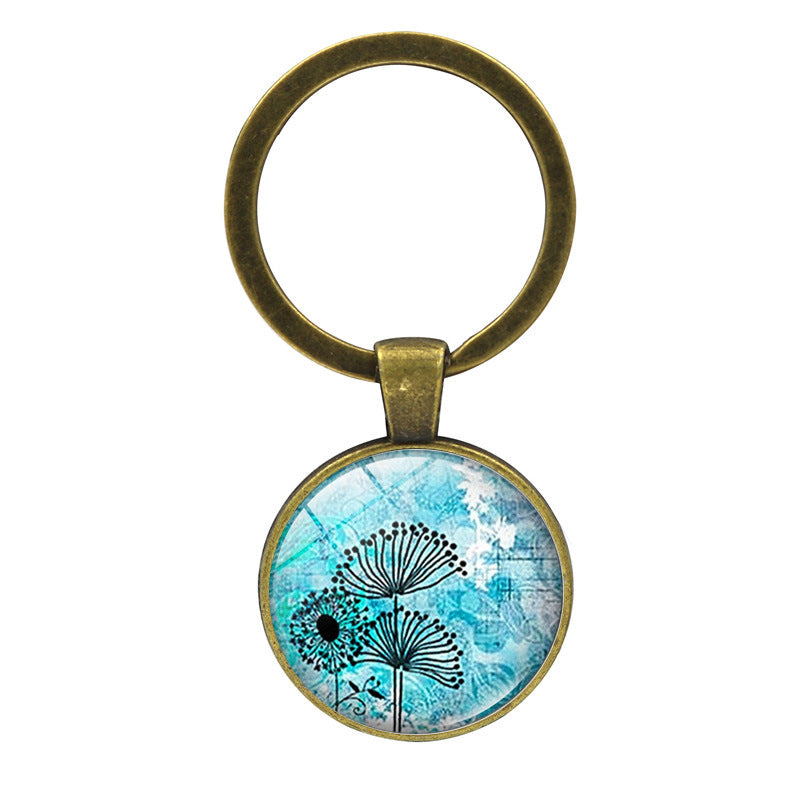Wholesale Ocean World Turtle Time Gemstone Keychain ACC-KC-JiaYun004