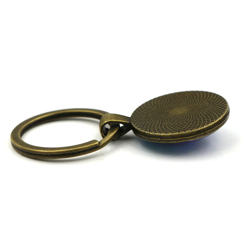 Wholesale Ocean World Turtle Time Gemstone Keychain ACC-KC-JiaYun004