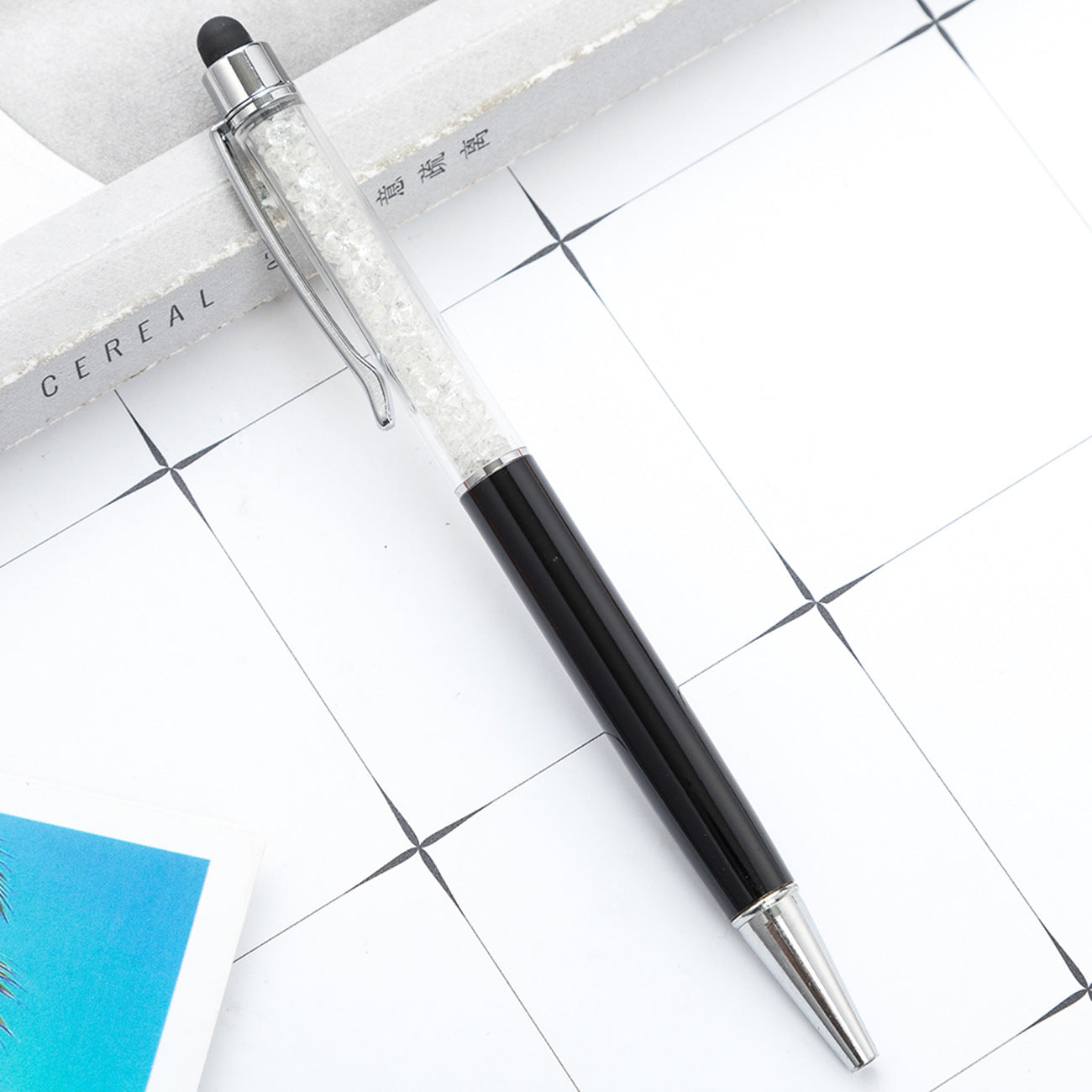 Wholesale Metal Pen Crystal Ballpoint Pen Diamond Capacitive Pen Multicolor ACC-PN-HuaHao015