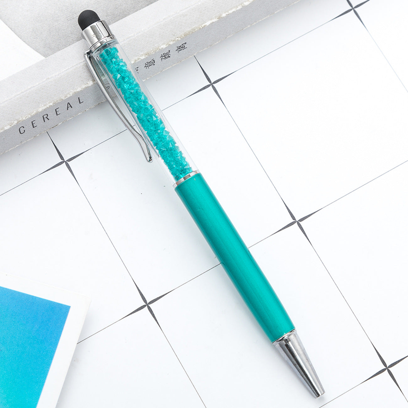 Wholesale Metal Pen Crystal Ballpoint Pen Diamond Capacitive Pen Multicolor ACC-PN-HuaHao015