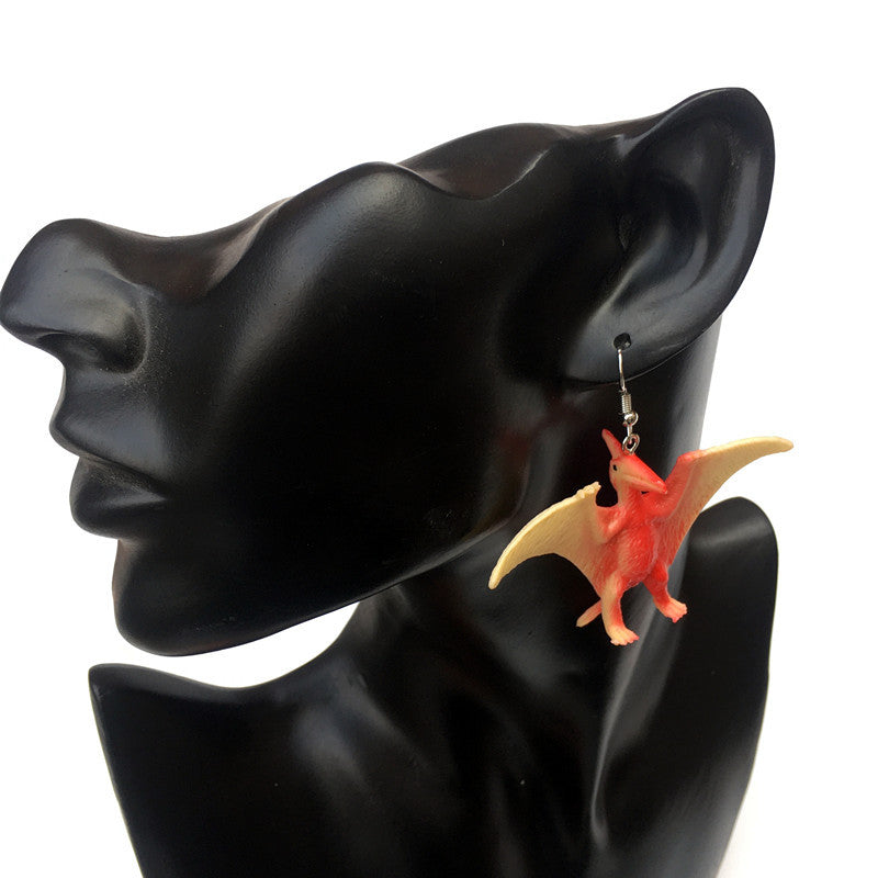 Wholesale Children's Fun Funny Dinosaur Earrings No Ear Piercing Ear Clip  ACC-ES-CT041