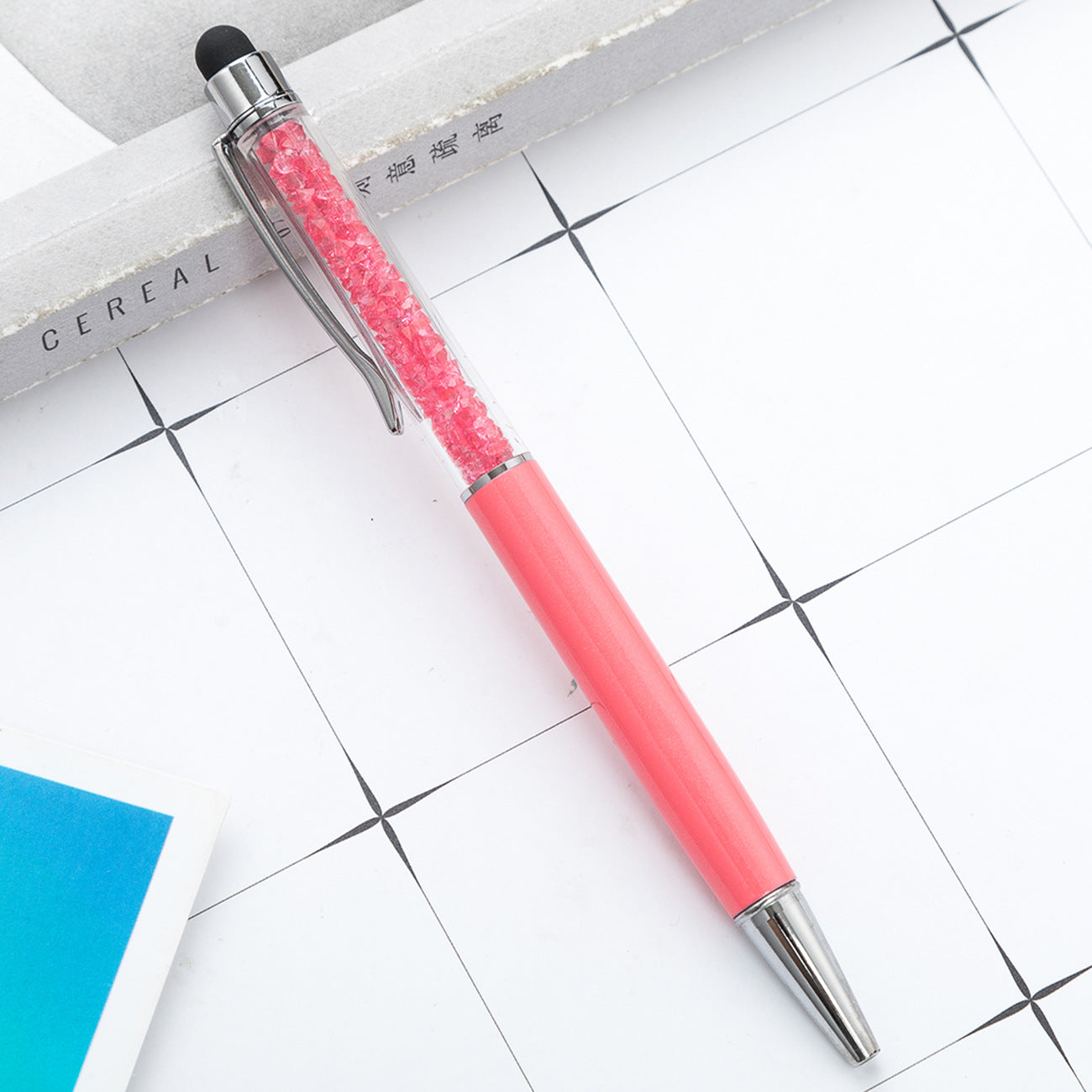 Wholesale Metal Pen Crystal Ballpoint Pen Diamond Capacitive Pen Multicolor ACC-PN-HuaHao015