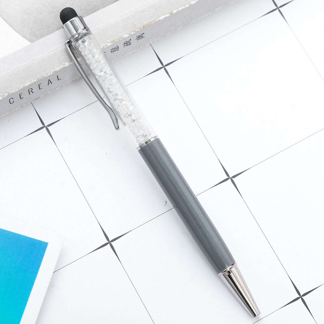 Wholesale Metal Pen Crystal Ballpoint Pen Diamond Capacitive Pen Multicolor ACC-PN-HuaHao015