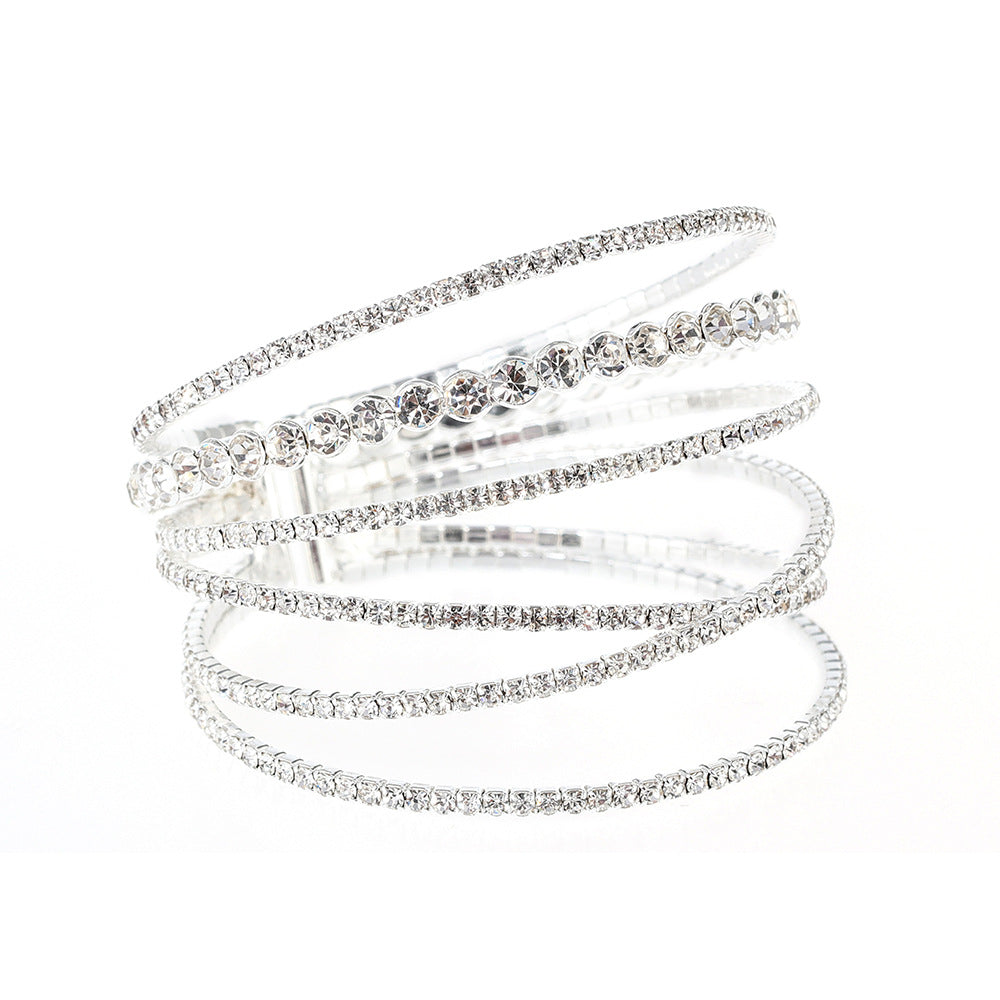 Wholesale Diamond Wire Elastic Bracelet