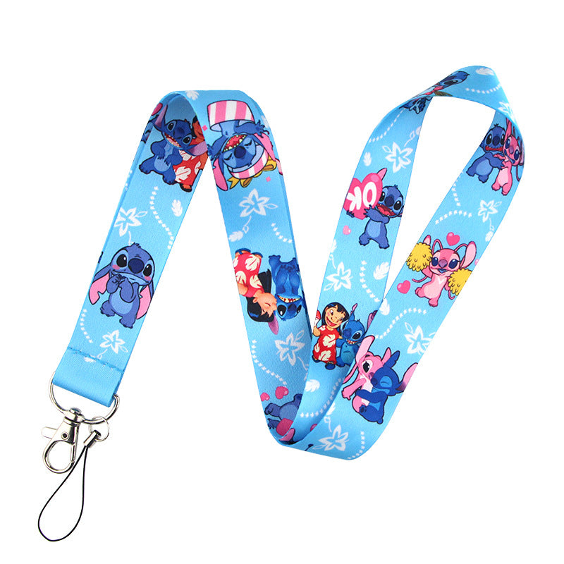 Wholesale Cartoon Mobile Phone Rope Lanyard Keychain