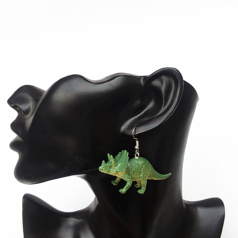 Wholesale Children's Fun Funny Dinosaur Earrings No Ear Piercing Ear Clip  ACC-ES-CT041