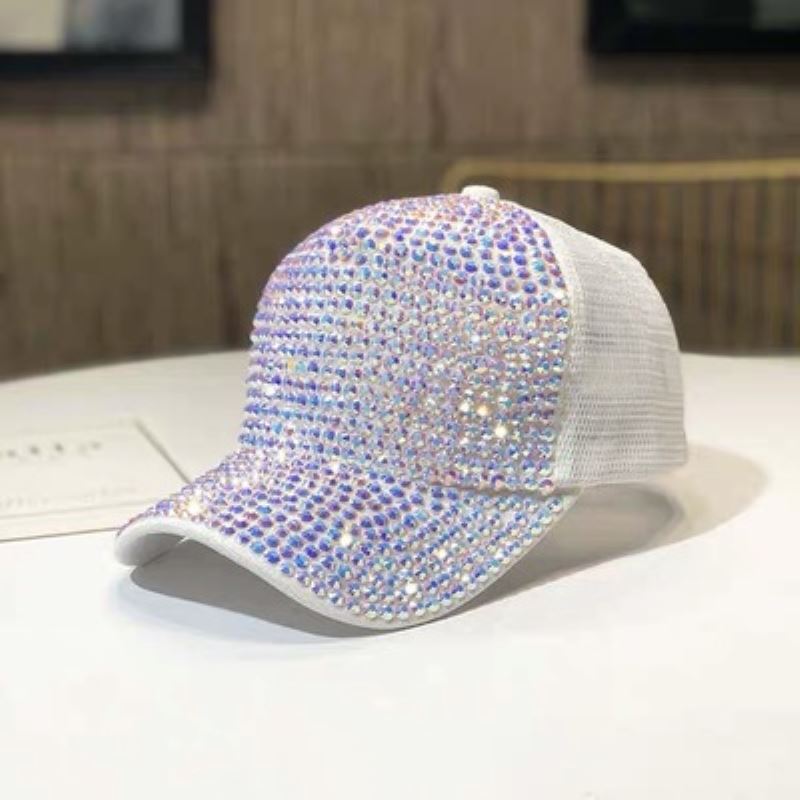 Wholesale  colorful rhinestone baseball cap