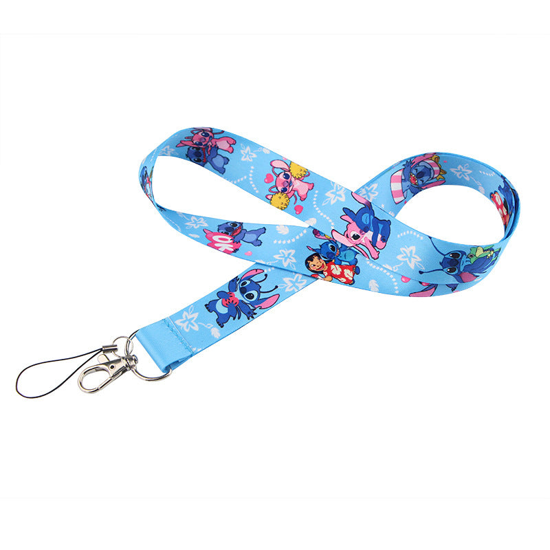 Wholesale Cartoon Mobile Phone Rope Lanyard Keychain