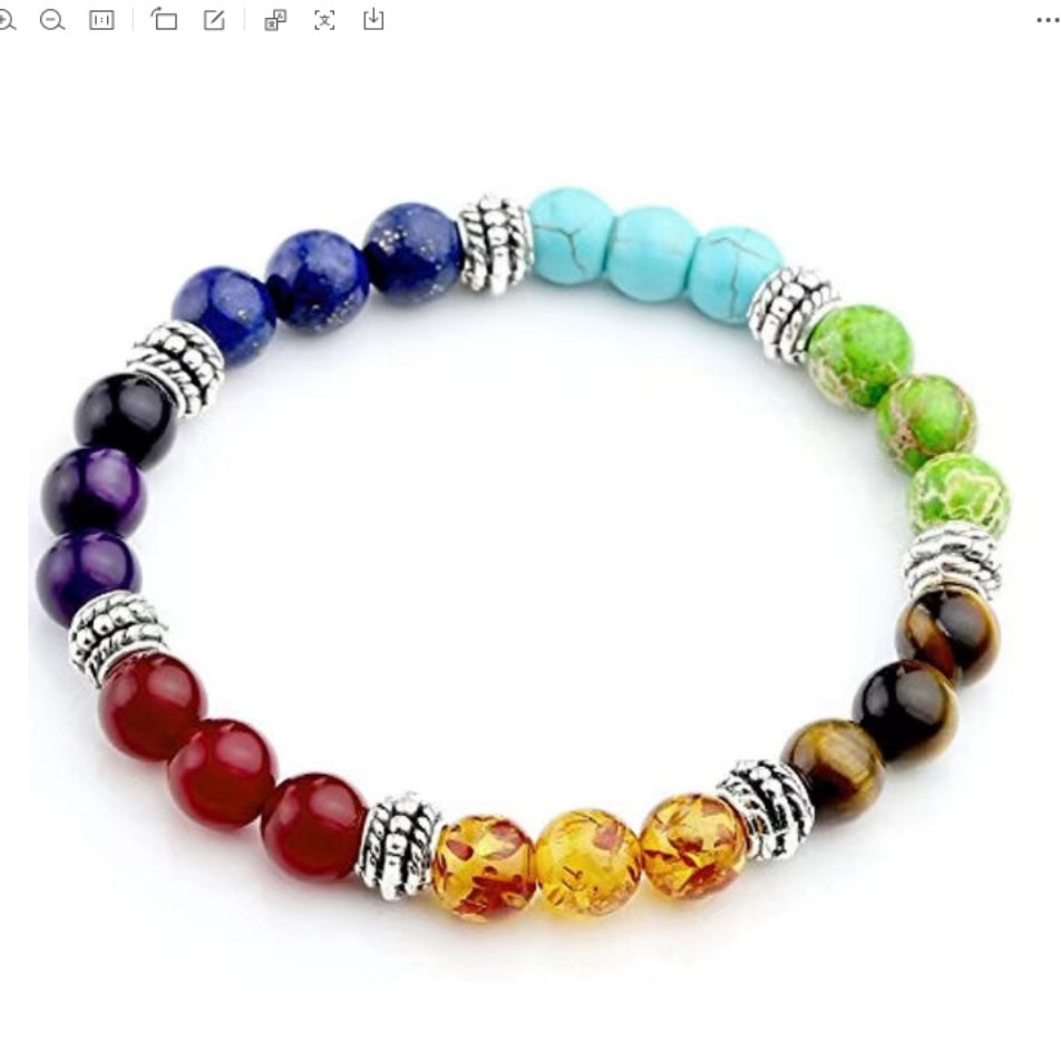 Wholesale Lava Volcanic Stone Leather Colorful Natural Stone Bracelet ACC-BT-Ceya003