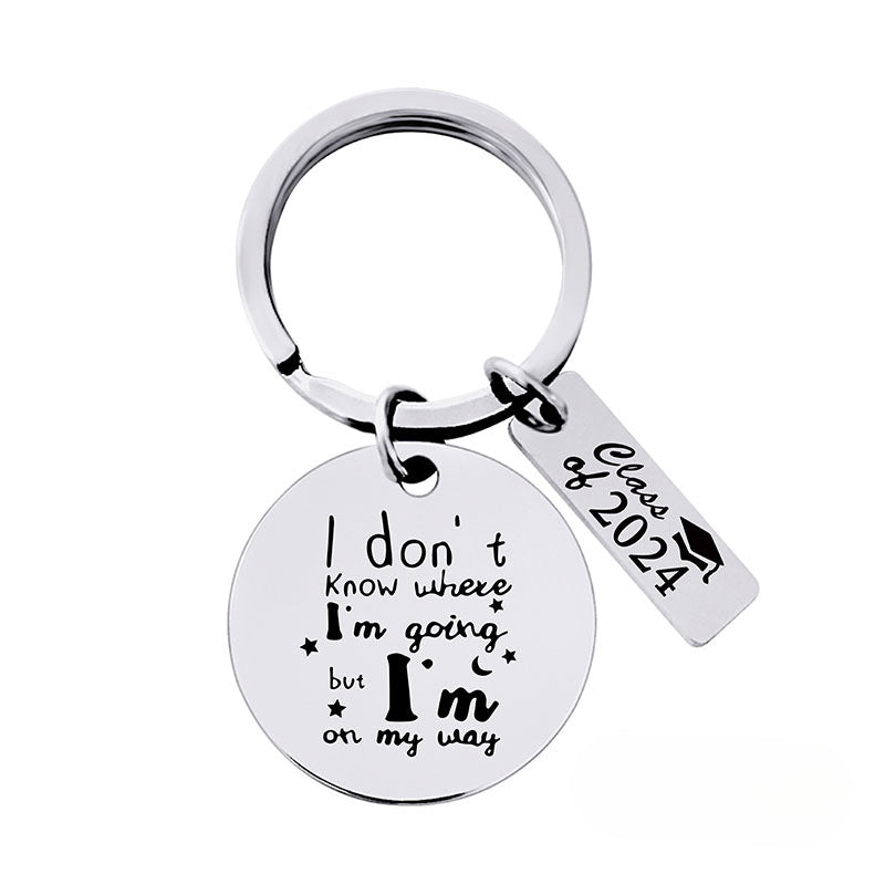 Wholesale 2024 Graduation Season Gift Stainless Steel Keychain ACC-KC-Ganggu011