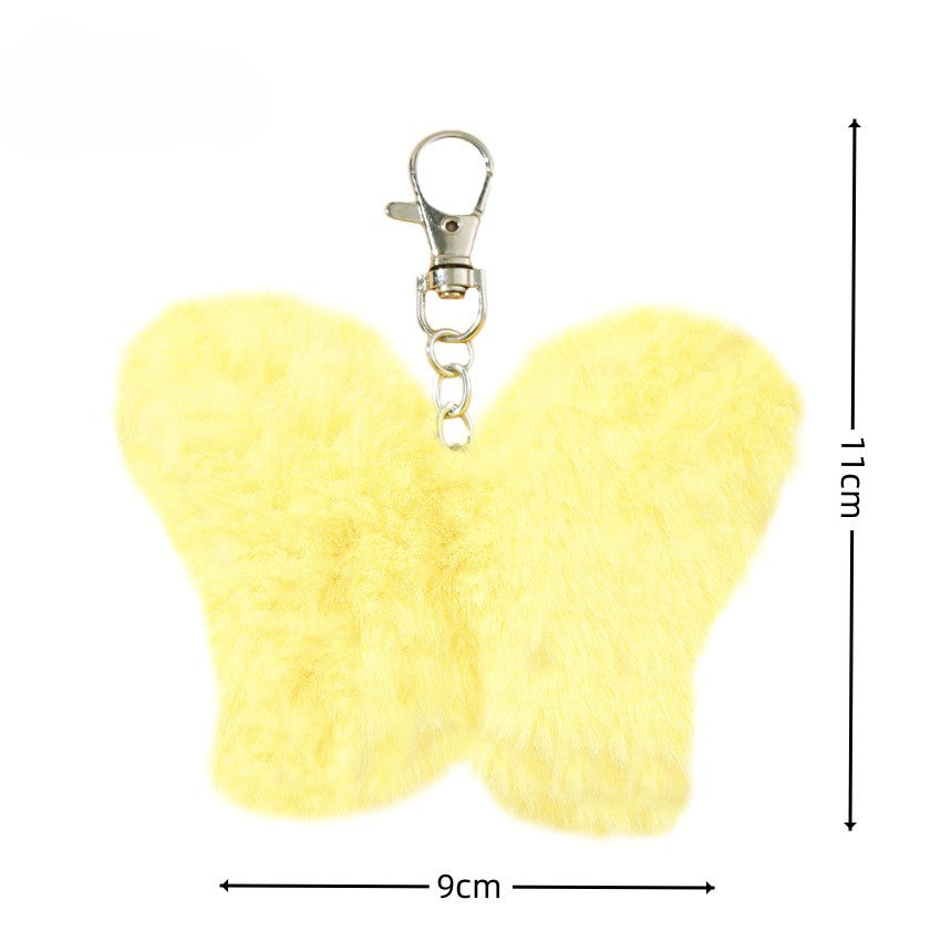 Wholesale Plush Butterfly Keychains ACC-KC-RongRui001