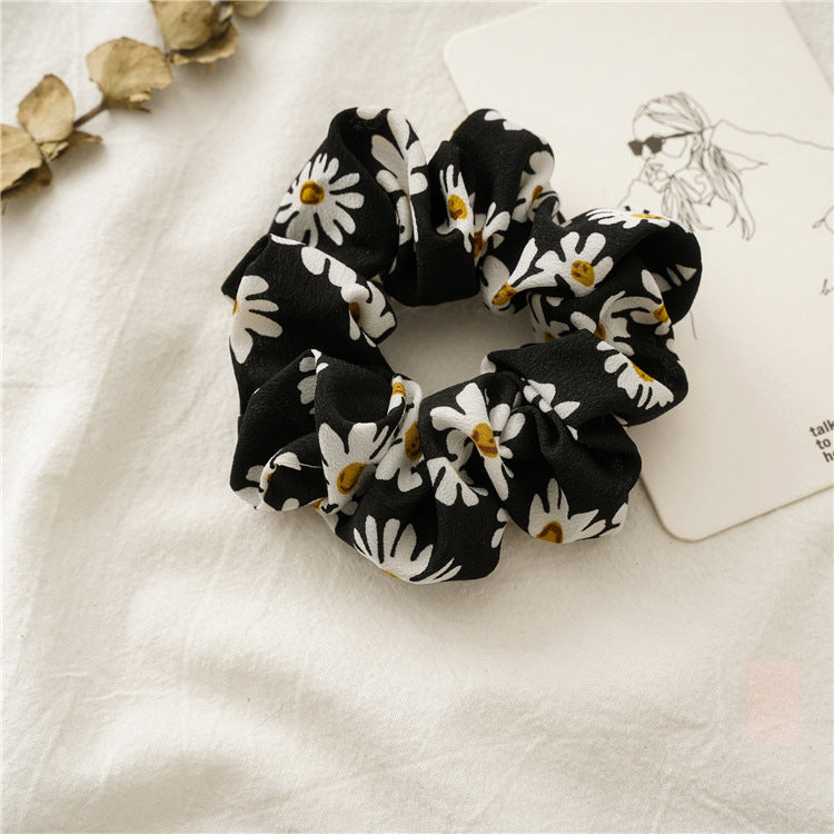 Wholesale 12pcs Spring Daisy Vintage Bow Hair Scrunchies ACC-HS-SanTai015