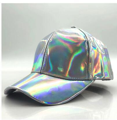Wholesale Colorful Patent Leather Curved Brim Baseball Cap Hat ACC-HT-JianZhong001