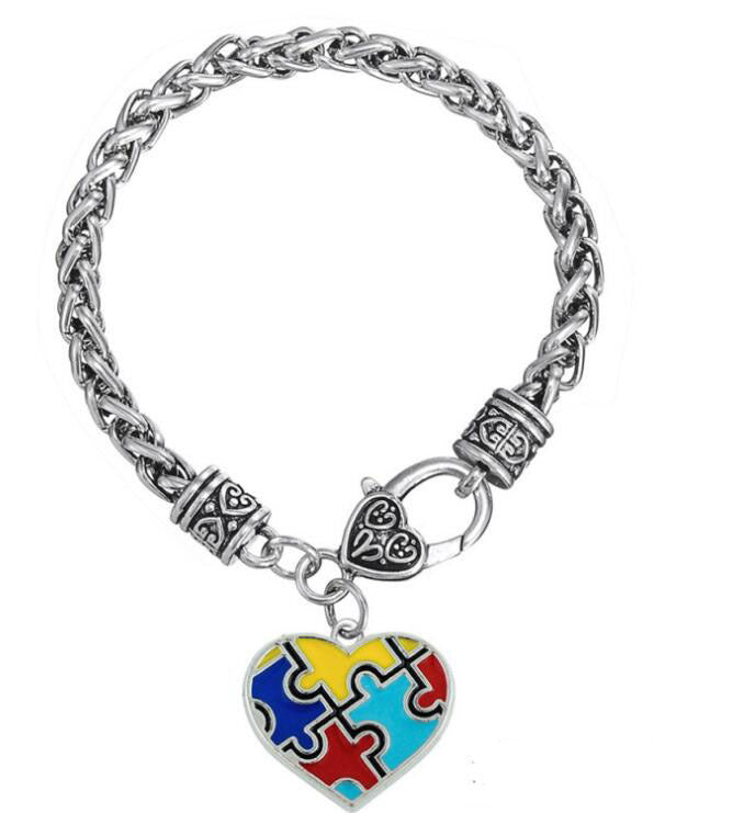 Wholesale Geometric Jigsaw Alloy Plated Bracelet ACC-BT-Houh003