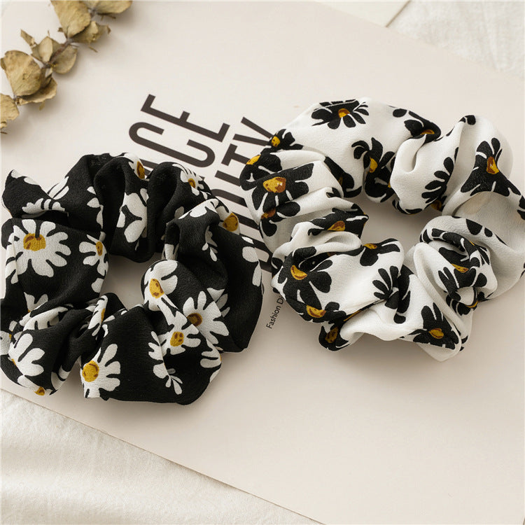 Wholesale 12pcs Spring Daisy Vintage Bow Hair Scrunchies ACC-HS-SanTai015