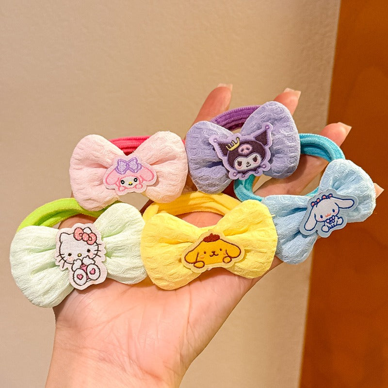 Wholesale Cute Cartoon Children's Hair Band Bow Hair Scrunchies ACCVIP-HS-Yint005