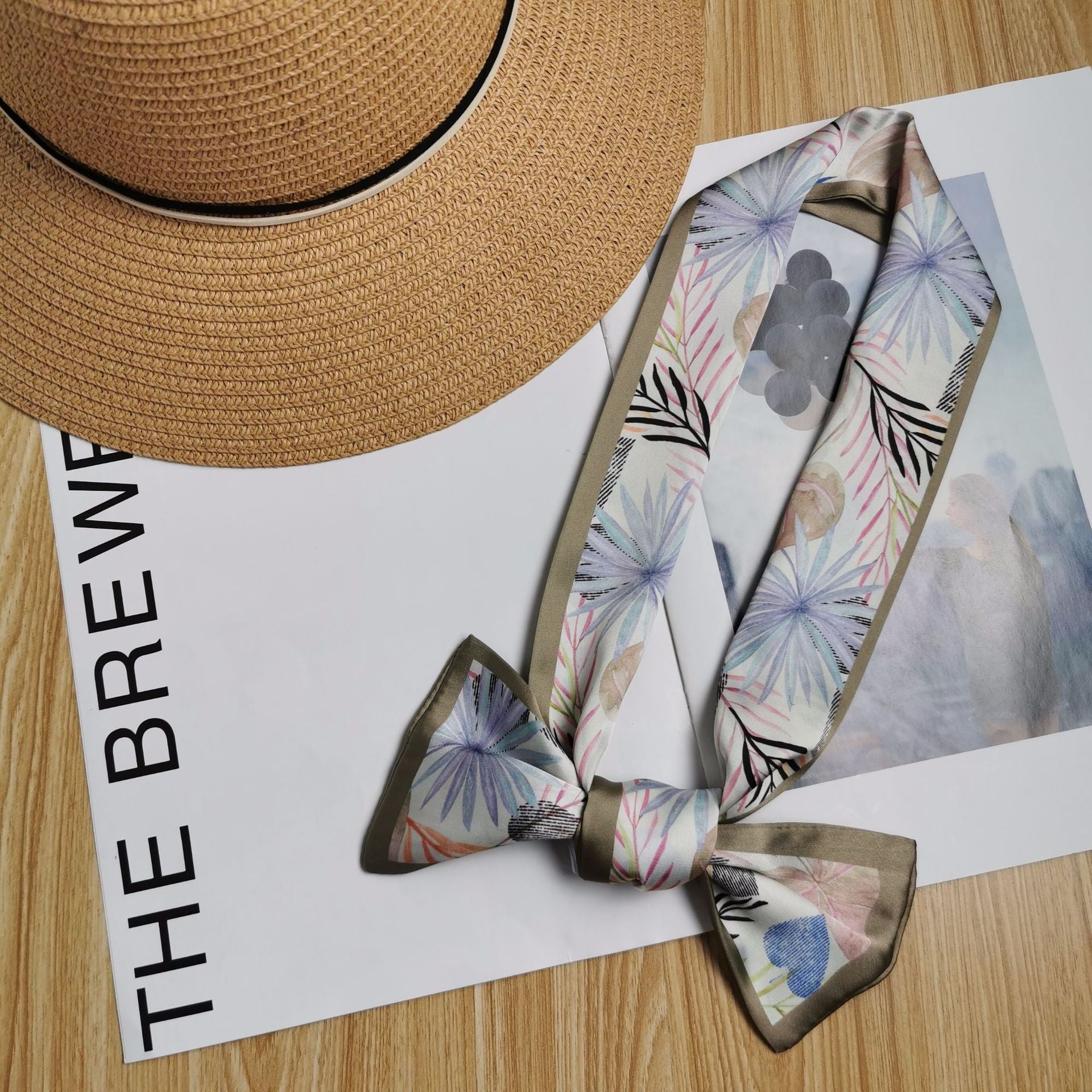 Wholesale Narrow and Long   Silk Scarf