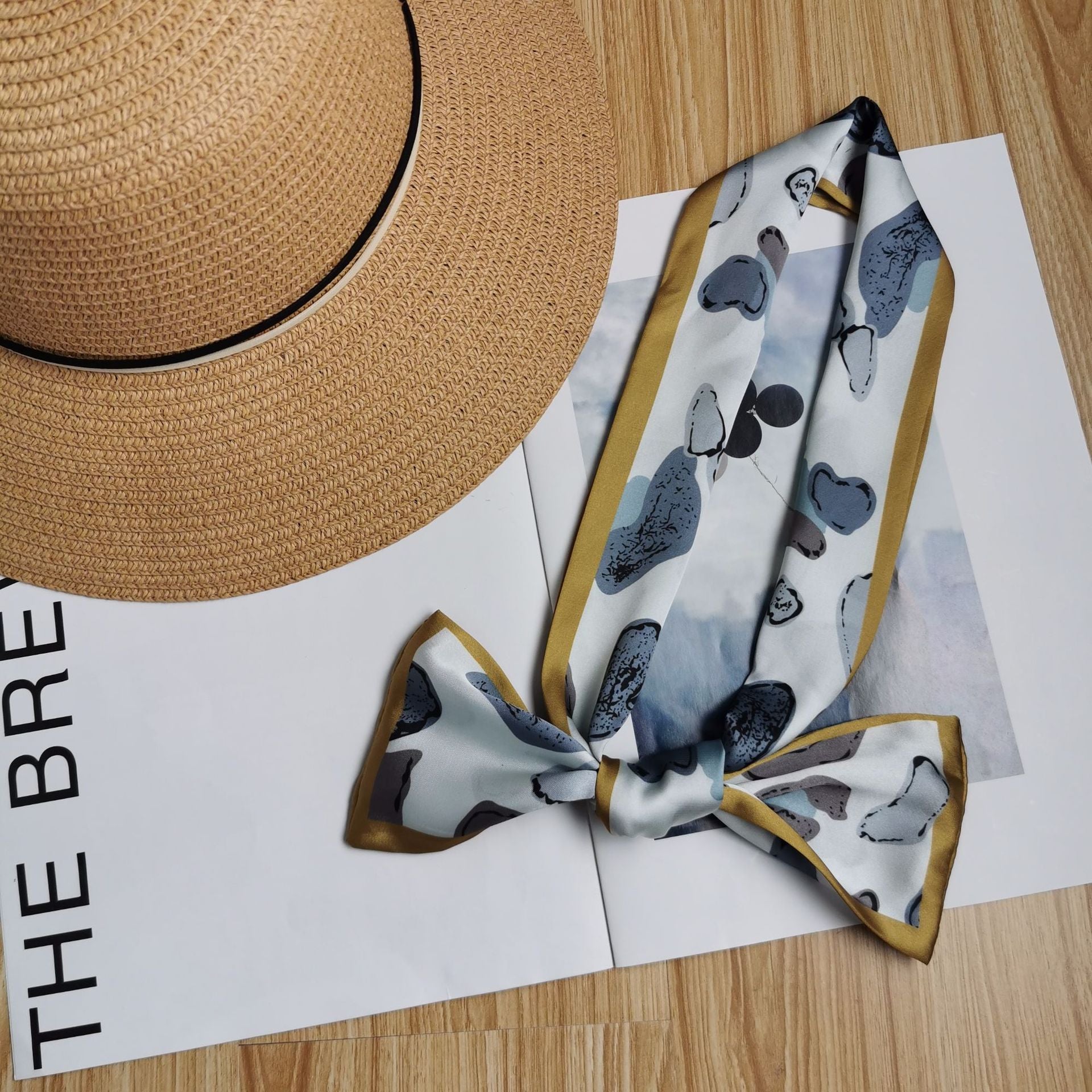 Wholesale Narrow and Long   Silk Scarf