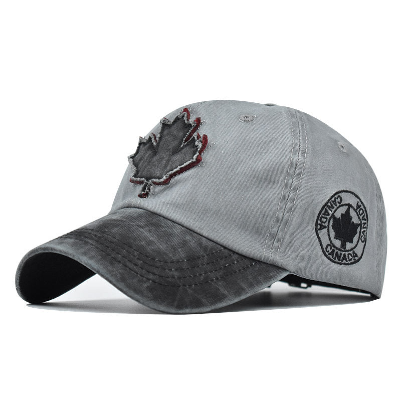 Wholesale  Maple Leaf Pattern Baseball Cap
