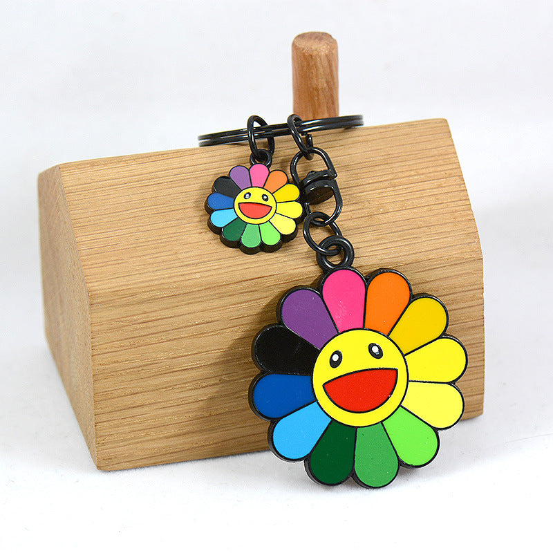 Wholesale Sunflower Zinc Alloy Keychain Creative Keychain ACC-KC-JAD001