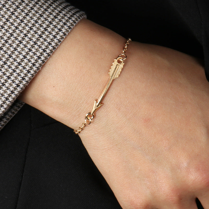 Wholesale Alloy Arrow Pendant Bracelet