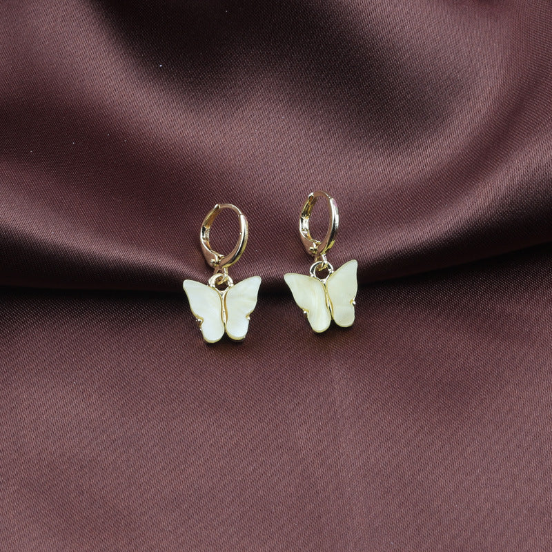 Wholesale Colorful Acrylic Butterfly Earrings ACC-ES-CMi021