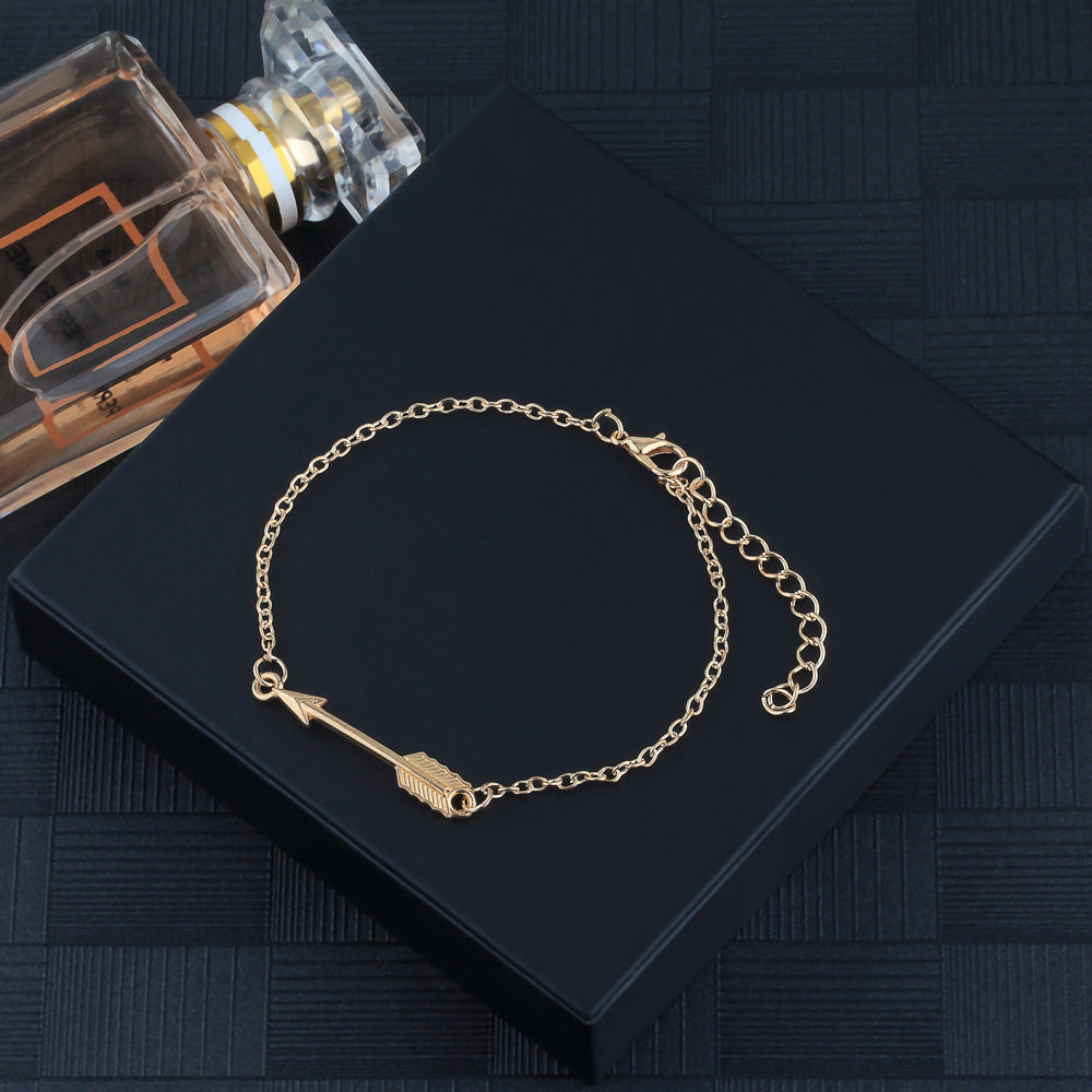 Wholesale Alloy Arrow Pendant Bracelet