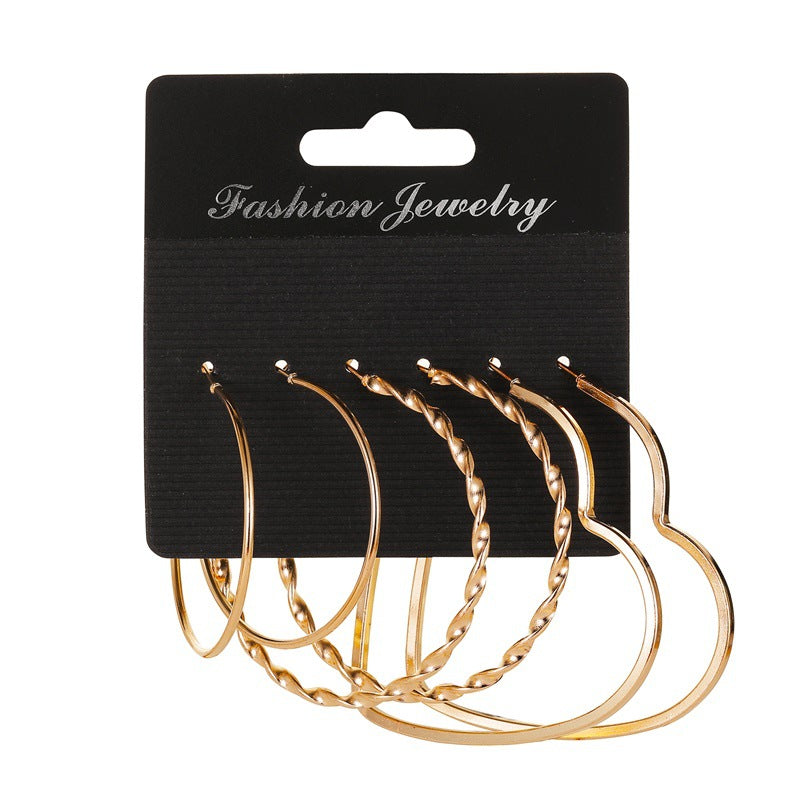 Wholesale Alloy Geometric Earring Set ACC-ES-QW009