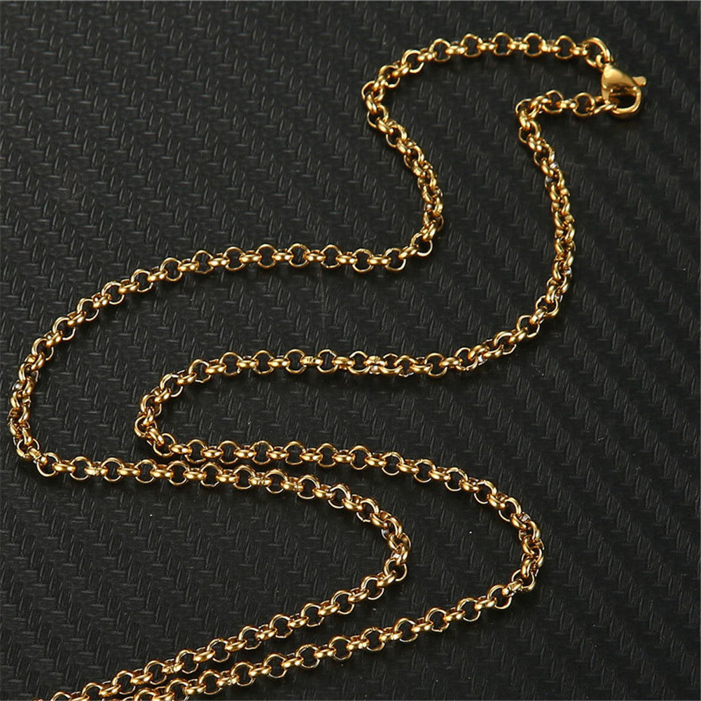 Wholesale Stainless Steel Plated Cross Pendant Necklace