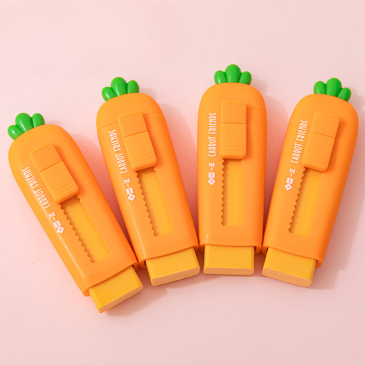 Wholesale 24PCS Rubber Carrot Sliding Eraser ACC-ER-Yizheng001