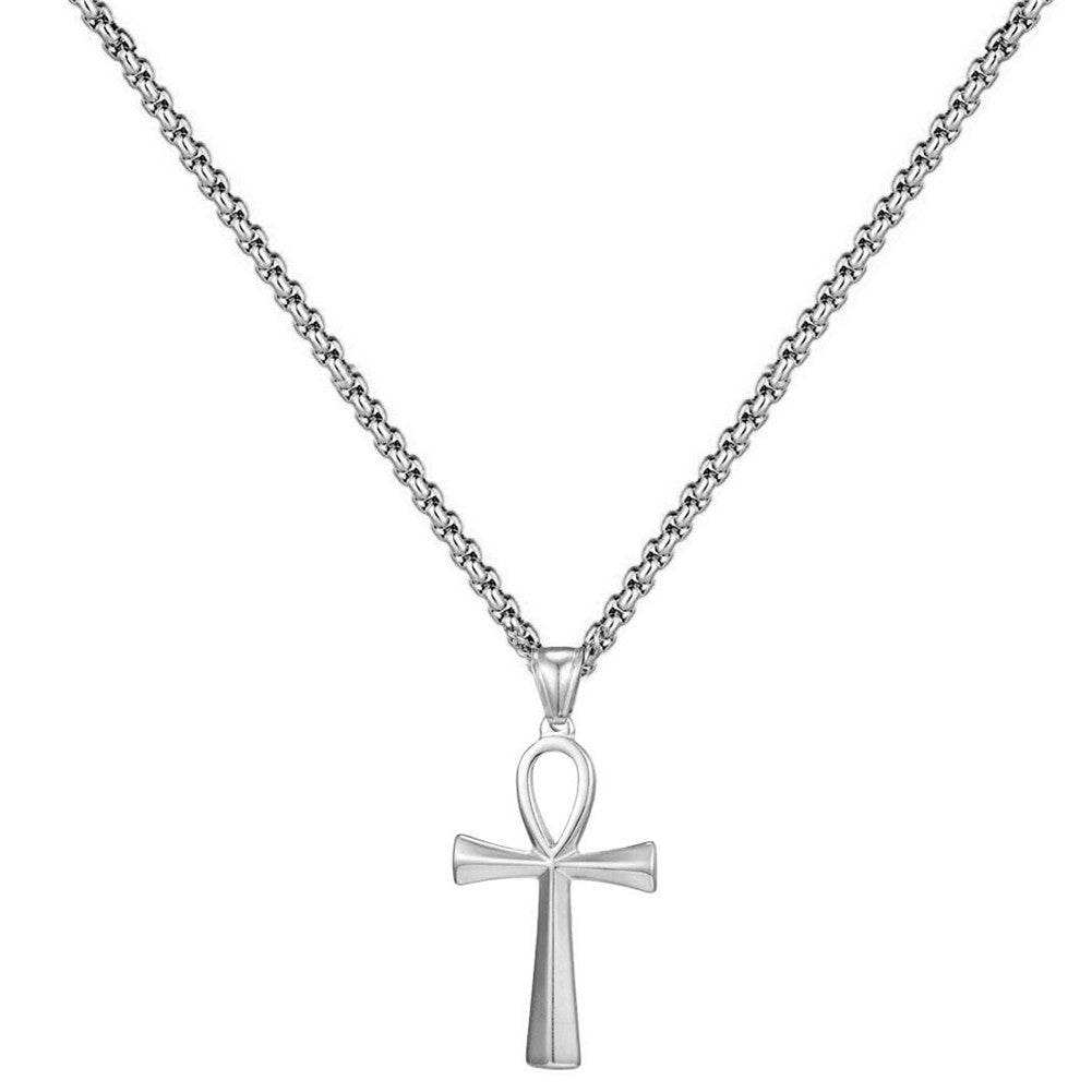Wholesale Stainless Steel Plated Cross Pendant Necklace